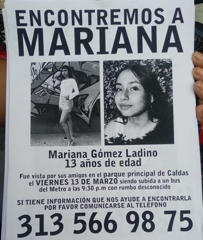 Mariana Gómez Ladino desaparecida en Caldas_opt